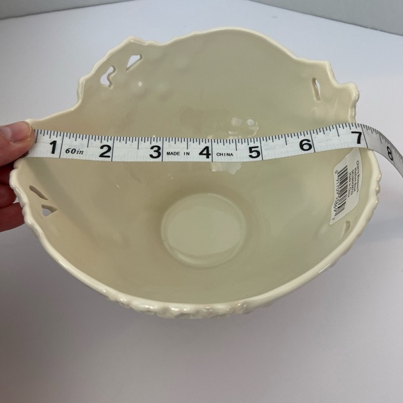 Lenox Cherry Blossom Medium Bowl Porcelain With Gold Accents New With Box - Picture 9 of 12